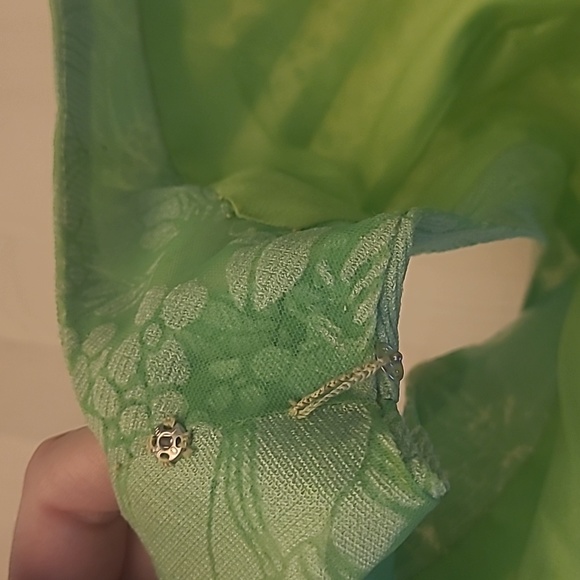 LIKE NEW VTG 1960s Handmade Mod Bright Green Go-go Floral Print Mini Dress - Picture 12 of 17